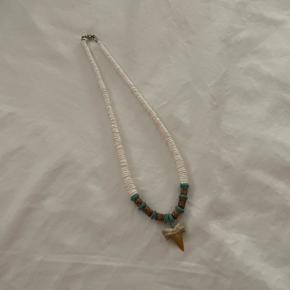Shark tooth necklace